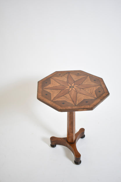 Pedestal octogonal table, XIXth c.