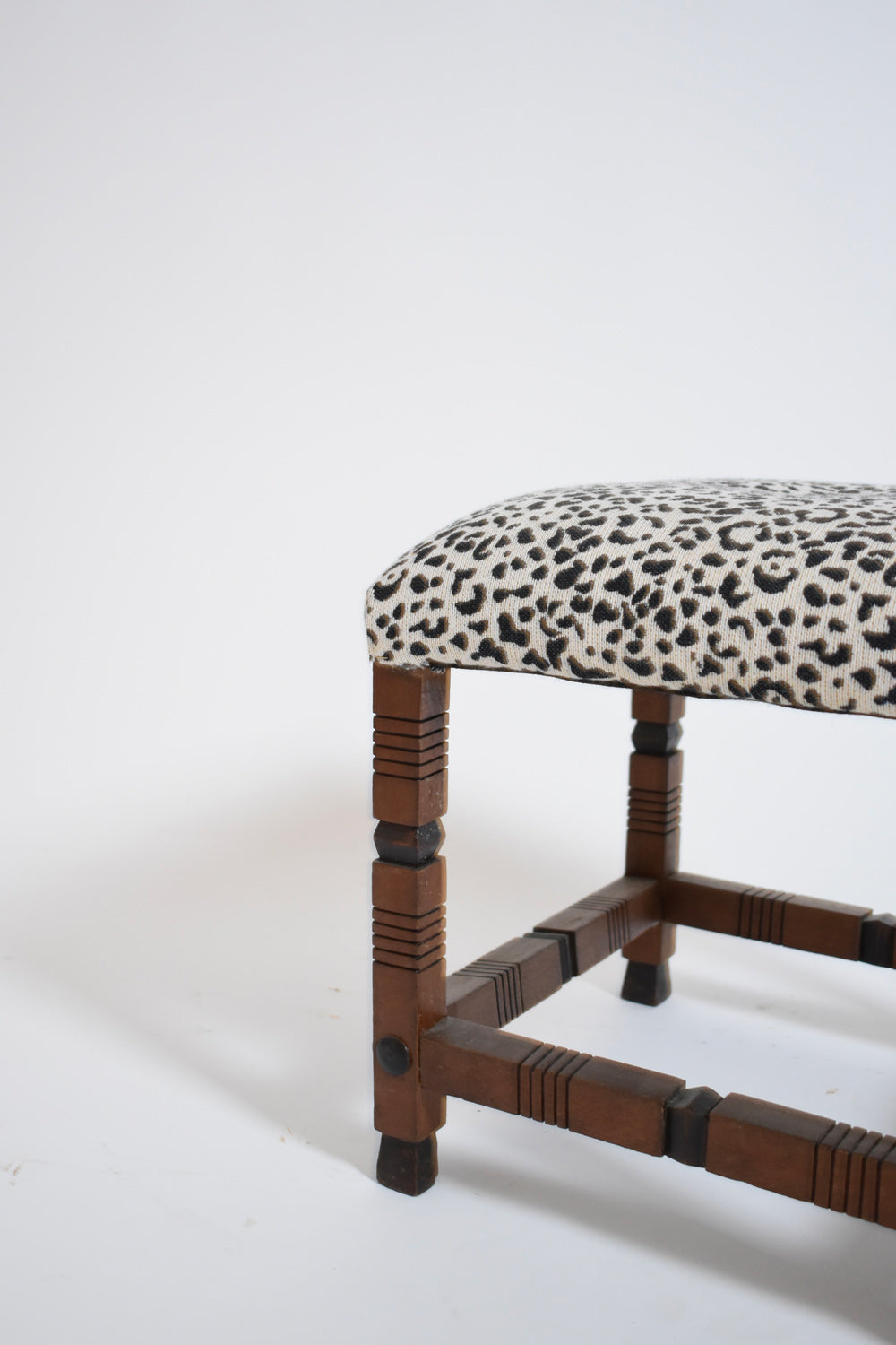 Arts & Crafts wooden stool, 1920s.