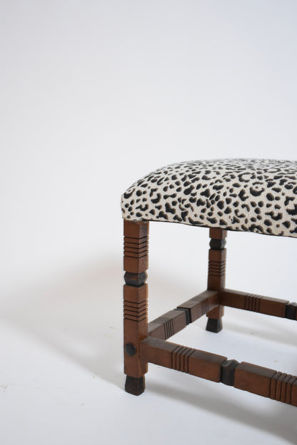 Arts & Crafts wooden stool, 1920s.