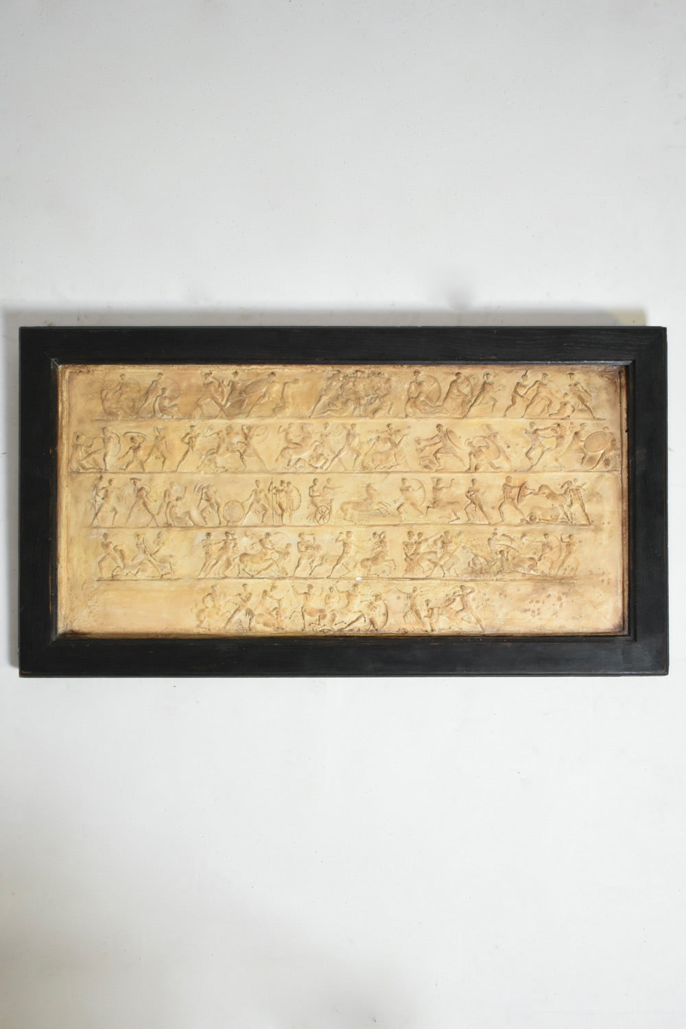 Plaster mythological bas-relief, 1940s.