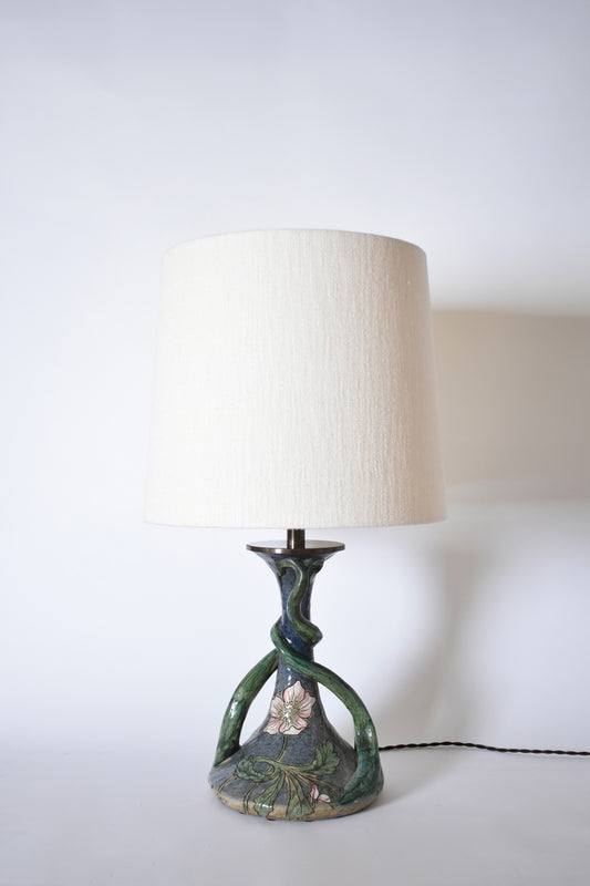 Art Nouveau ceramic lamp, 1920s.