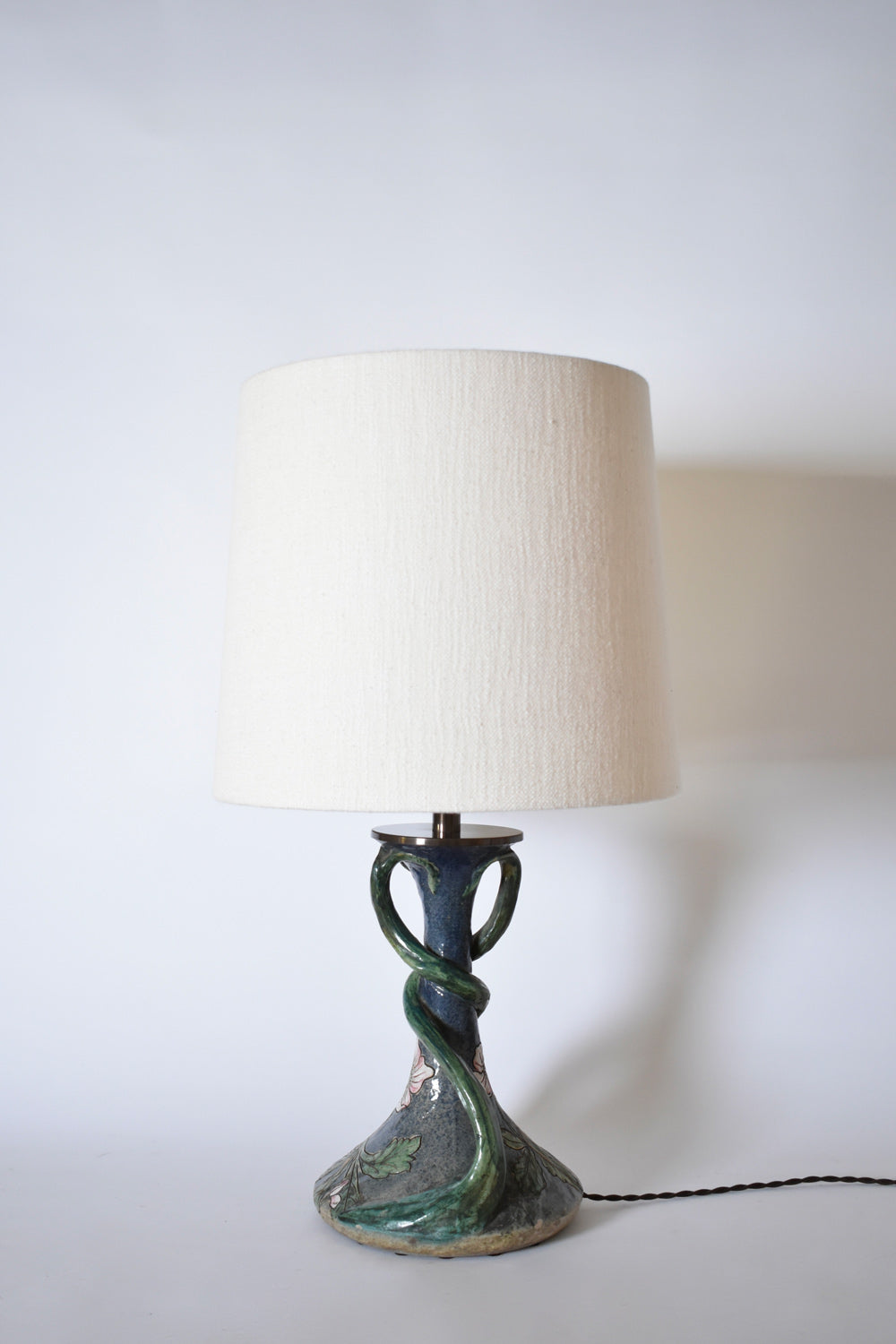 Art Nouveau ceramic lamp, 1920s.