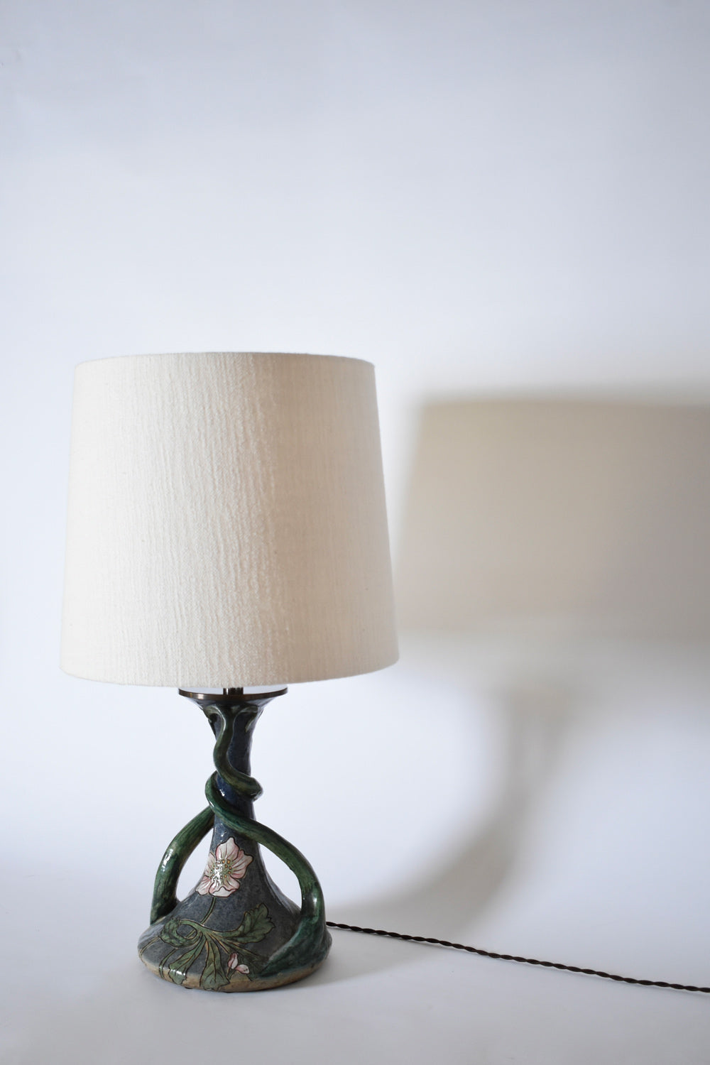 Art Nouveau ceramic lamp, 1920s.