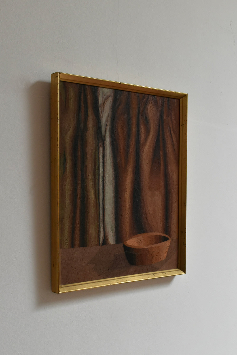 Curtain and bowl painting, 1970s.