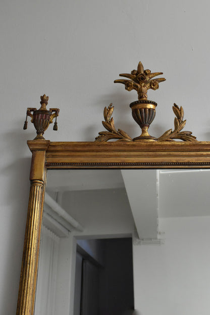 Directoire style gilded wooden mirror, 1910s.