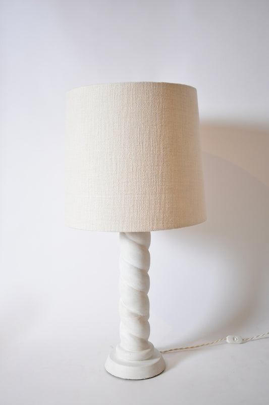 Jean Michel Frank style plaster lamp, 1940s.