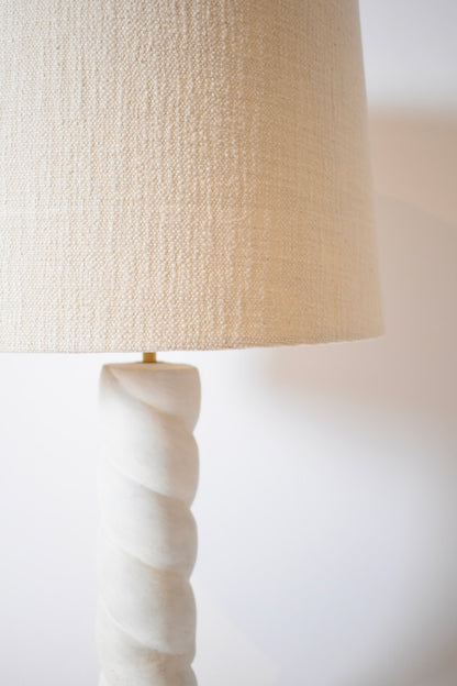 Jean Michel Frank style plaster lamp, 1940s.