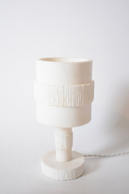 Alabaster lamp, 1970s.