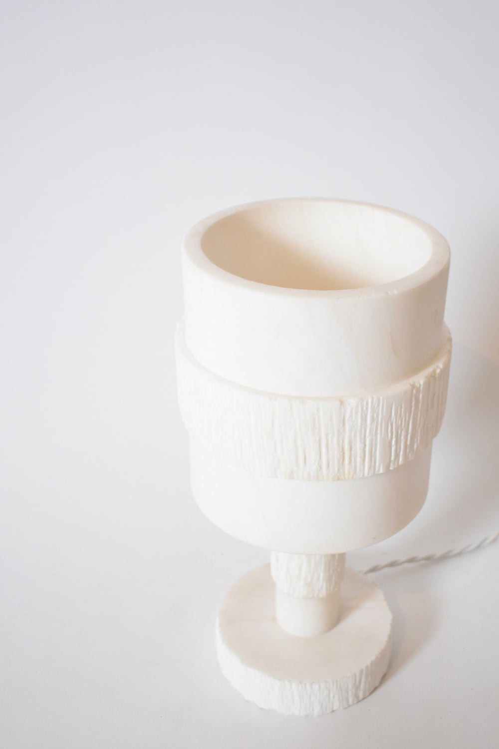 Alabaster lamp, 1970s.