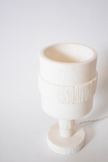 Alabaster lamp, 1970s.