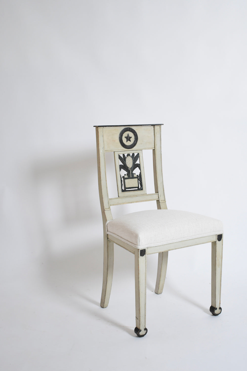 Neoclassical pineapple chairs, 1960s.