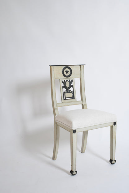 Neoclassical pineapple chairs, 1960s.