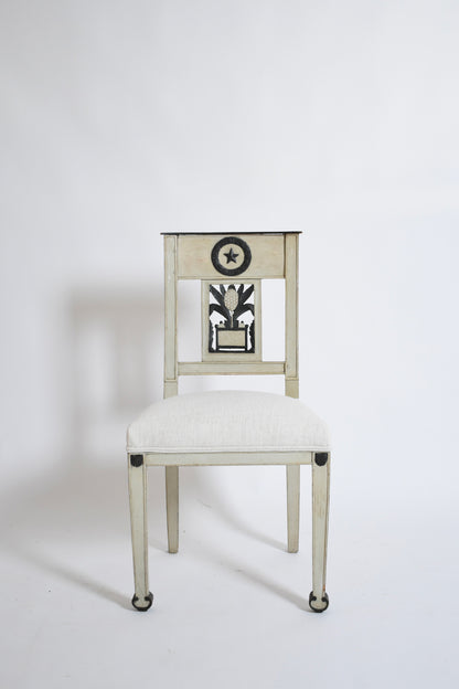 Neoclassical pineapple chairs, 1960s.