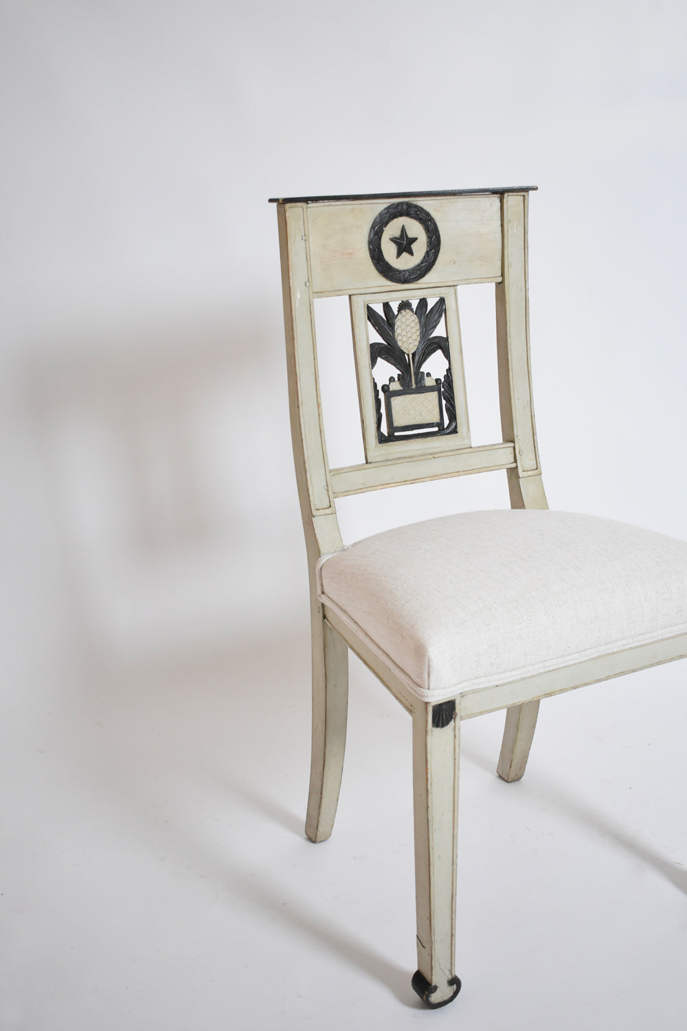 Neoclassical pineapple chairs, 1960s.