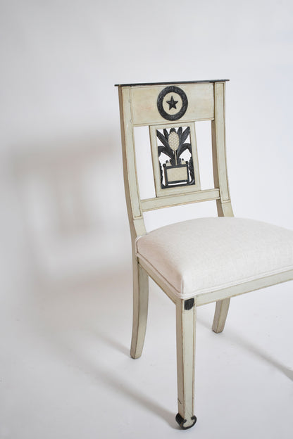 Neoclassical pineapple chairs, 1960s.