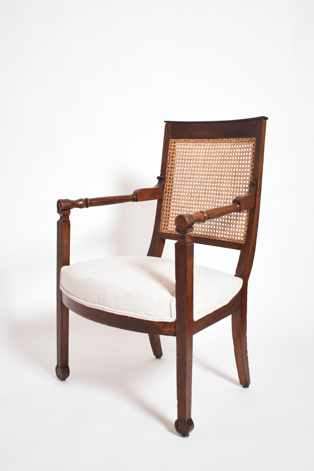 Pair of Return from Egypt armchairs, XIXth c.