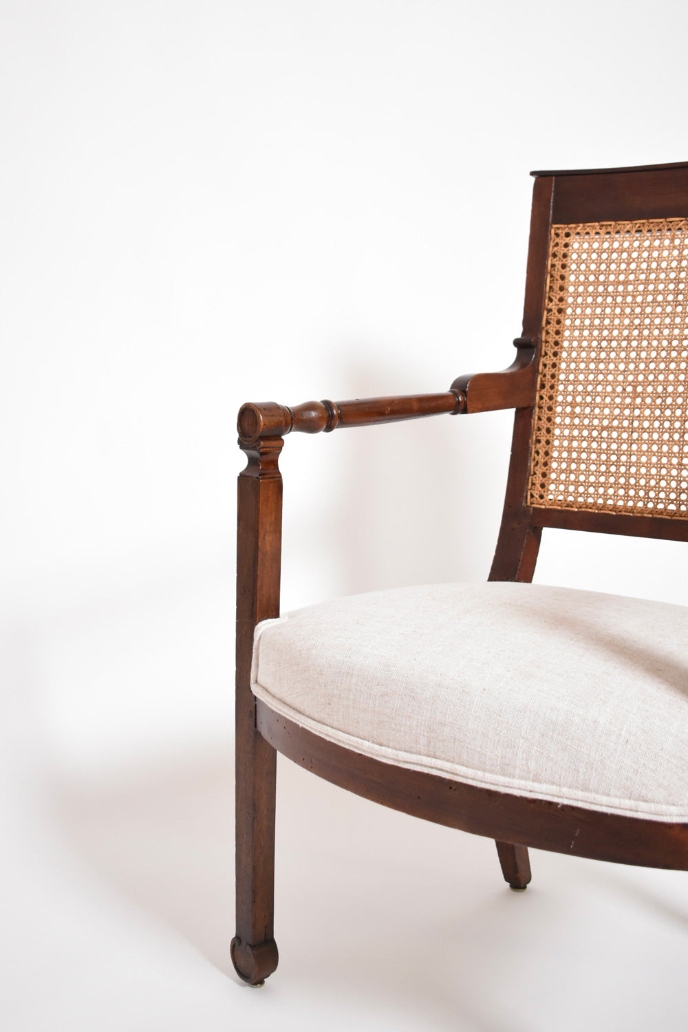 Pair of Return from Egypt armchairs, XIXth c.