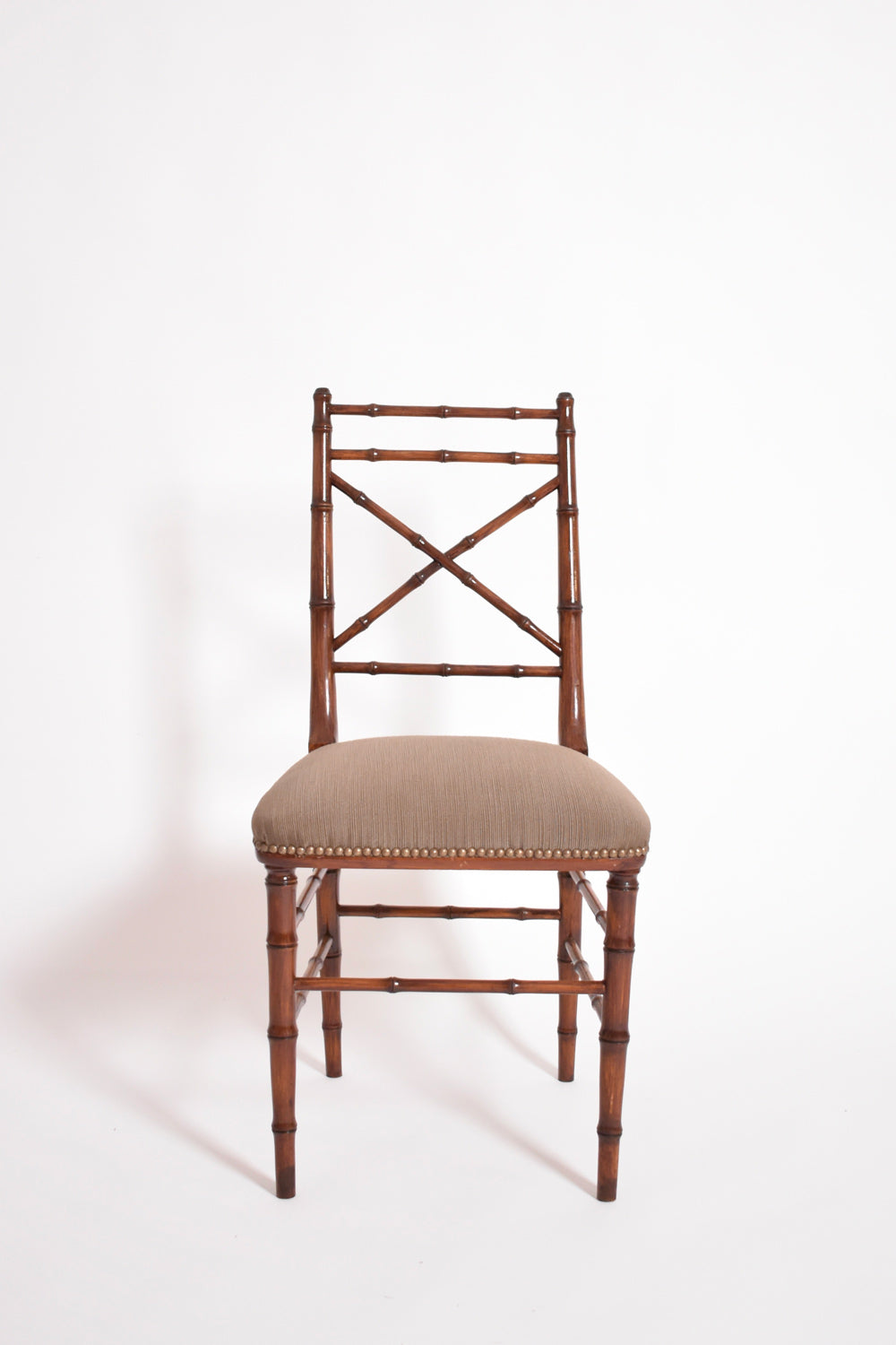 Faux bamboo chair, 1960s.