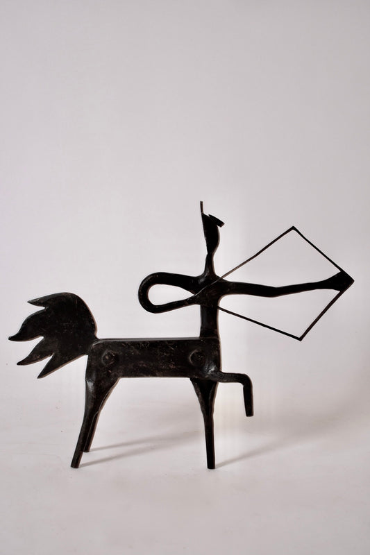 Marolles style wrought iron centaur, 1960s.