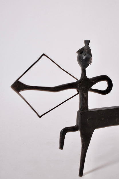 Marolles style wrought iron centaur, 1960s.