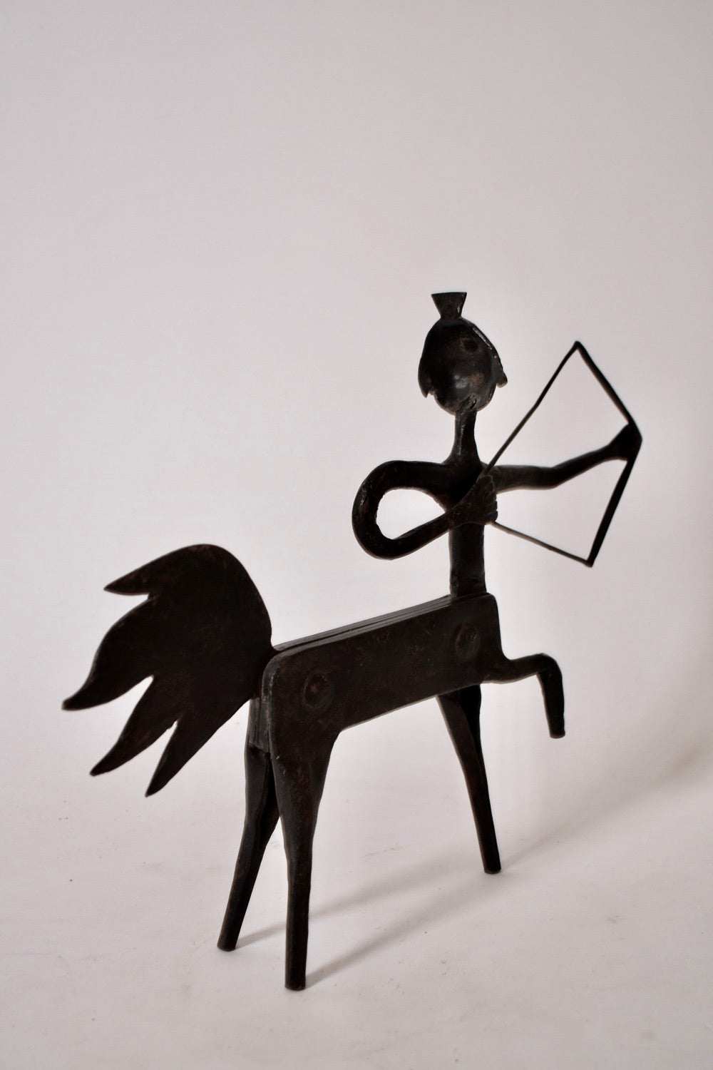 Marolles style wrought iron centaur, 1960s.