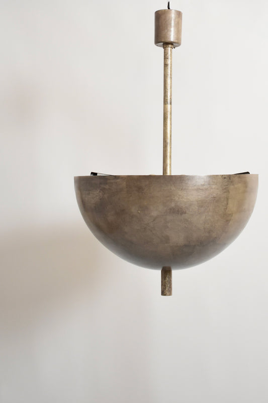 Modernist iron ceiling lamp, 1920s.