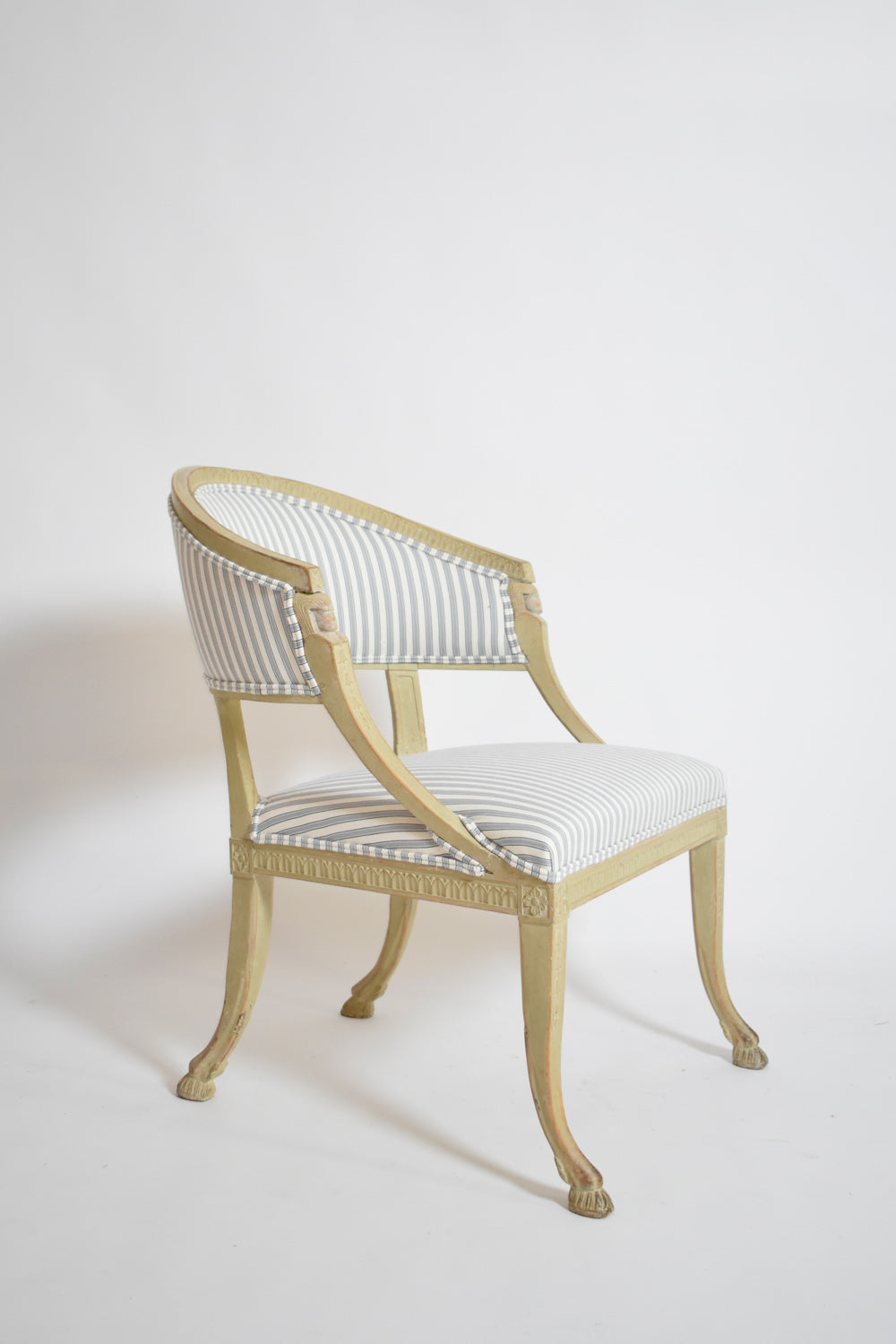 Pair of Gustavian armchairs, XIXth c.