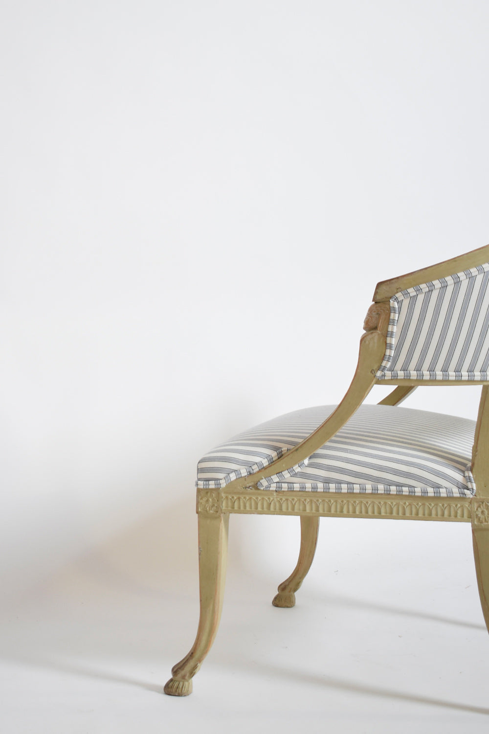 Pair of Gustavian armchairs, XIXth c.