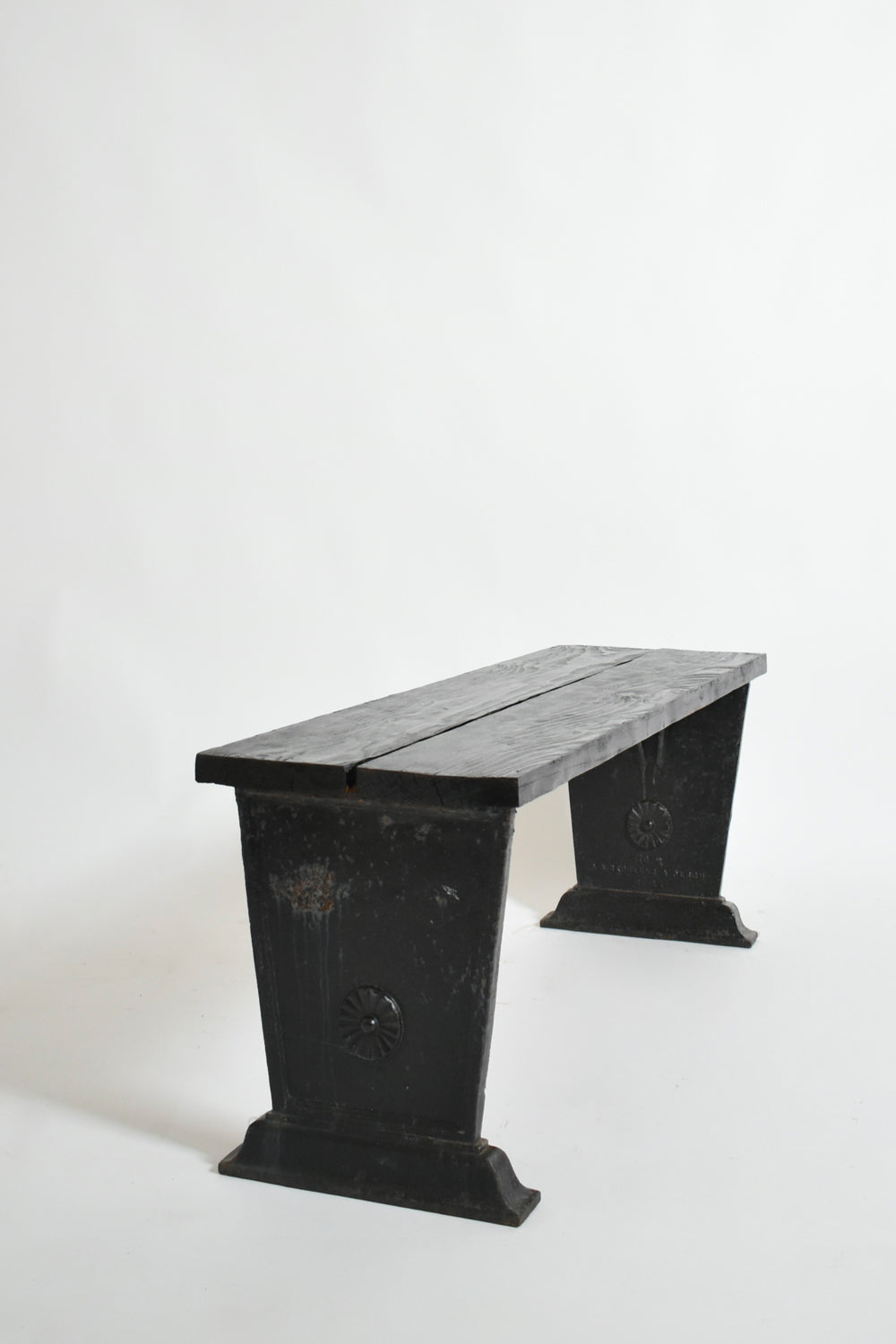Skoglund & Olson cast iron bench, 1920s.