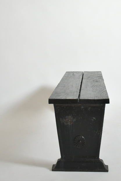 Skoglund & Olson cast iron bench, 1920s.