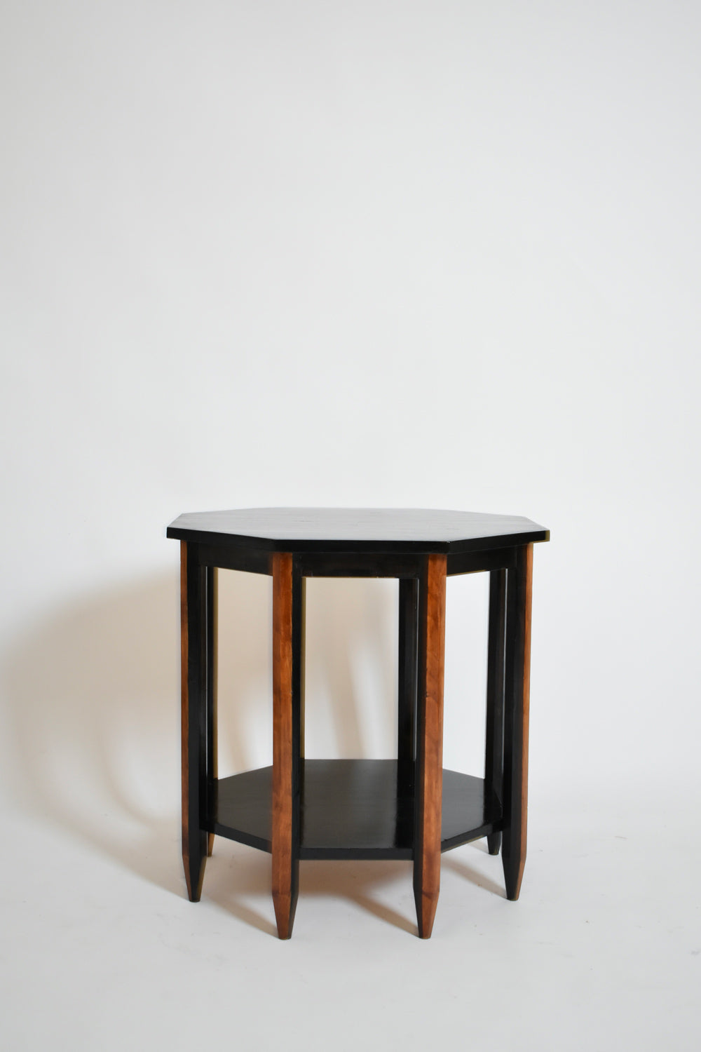 Octogonal modernist side table, 1920s.