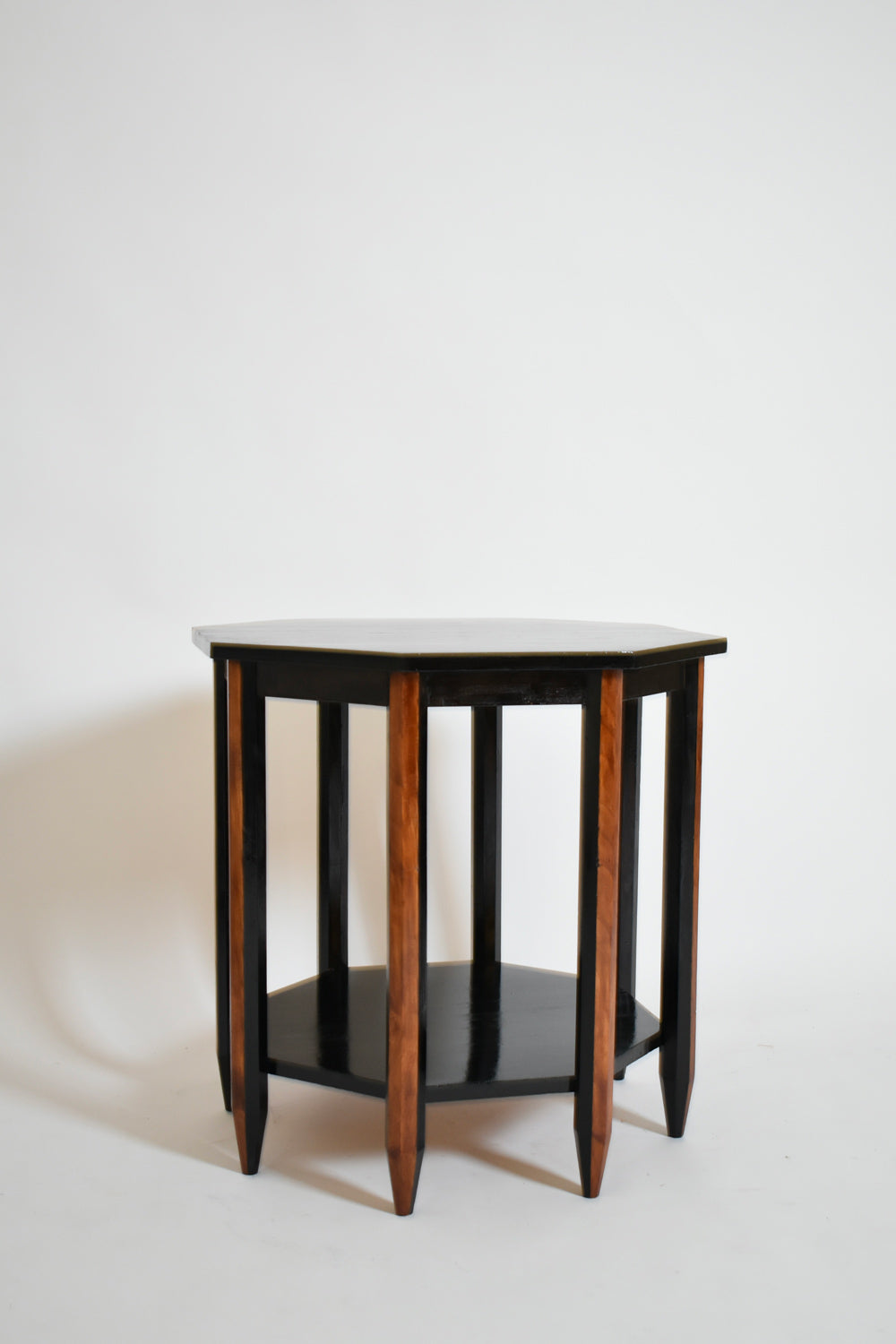 Octogonal modernist side table, 1920s.