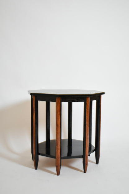 Octogonal modernist side table, 1920s.