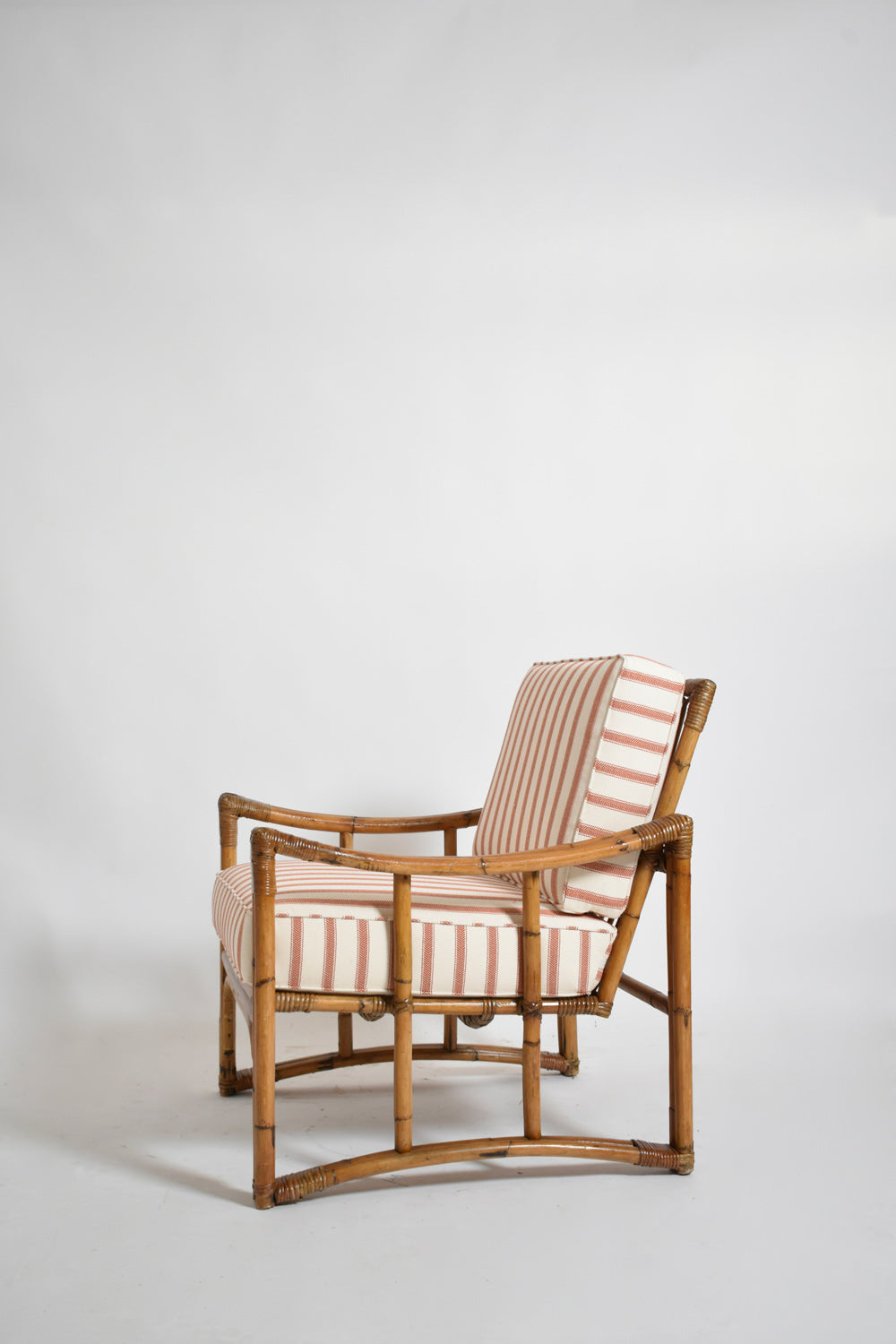 Rattan armchair, 1960s.