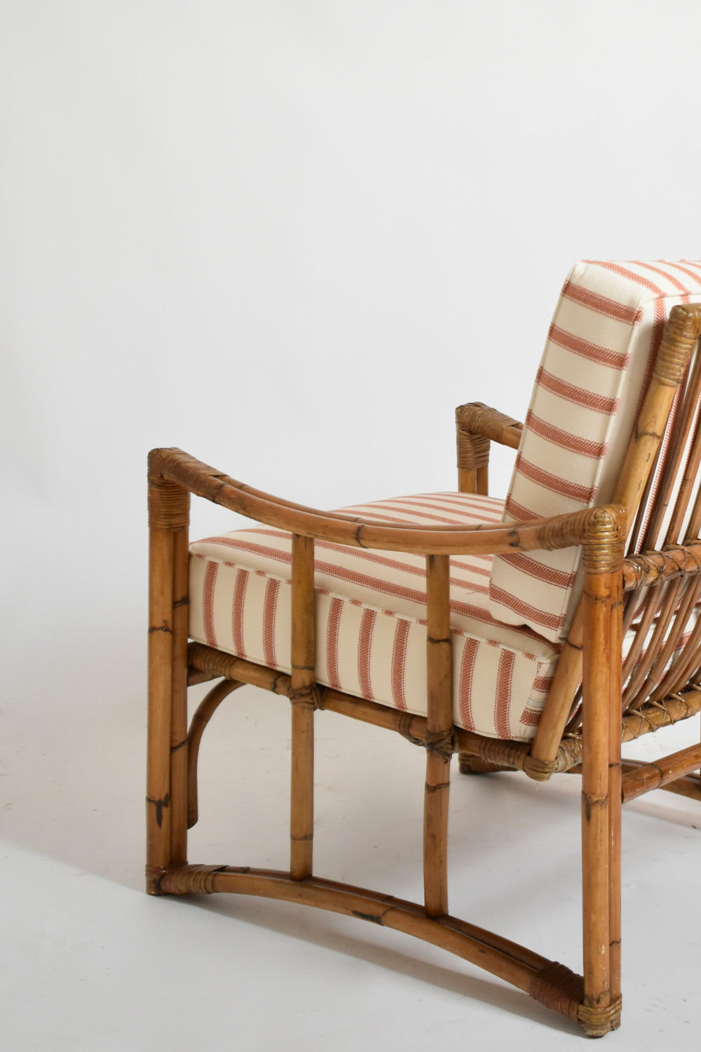 Rattan armchair, 1960s.