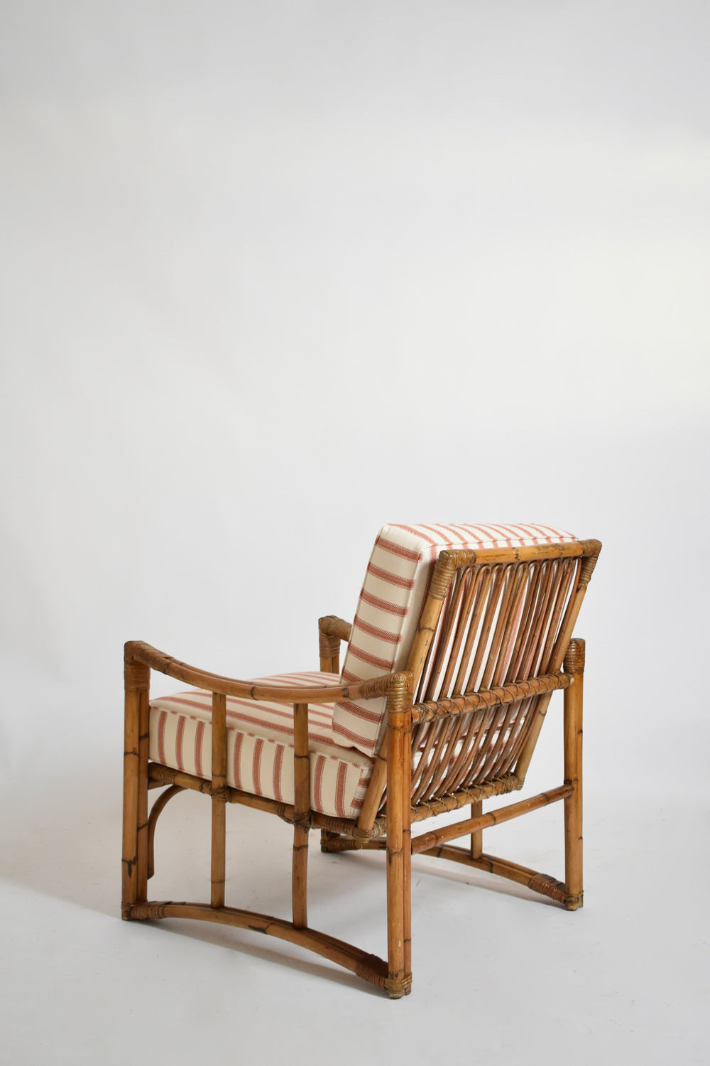 Rattan armchair, 1960s.