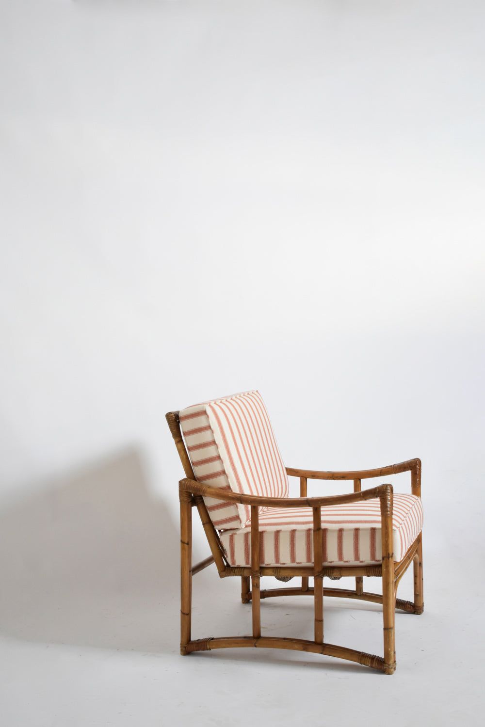 Rattan armchair, 1960s.