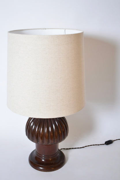 Pine shape wooden lamp, 1930s.