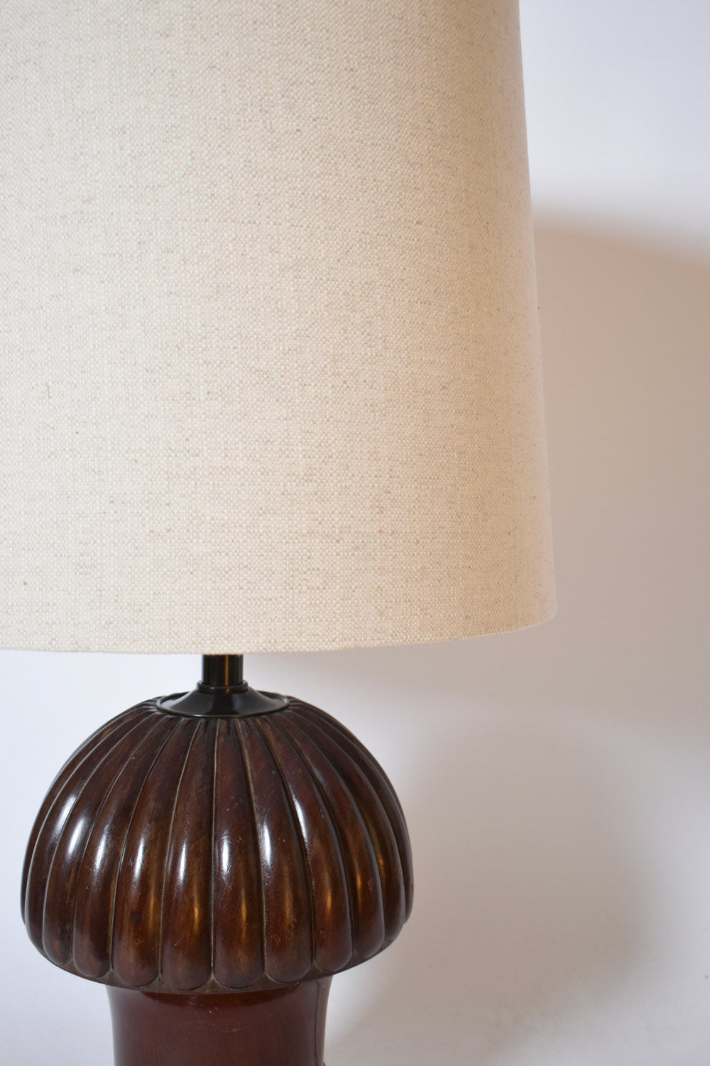 Pine shape wooden lamp, 1930s.