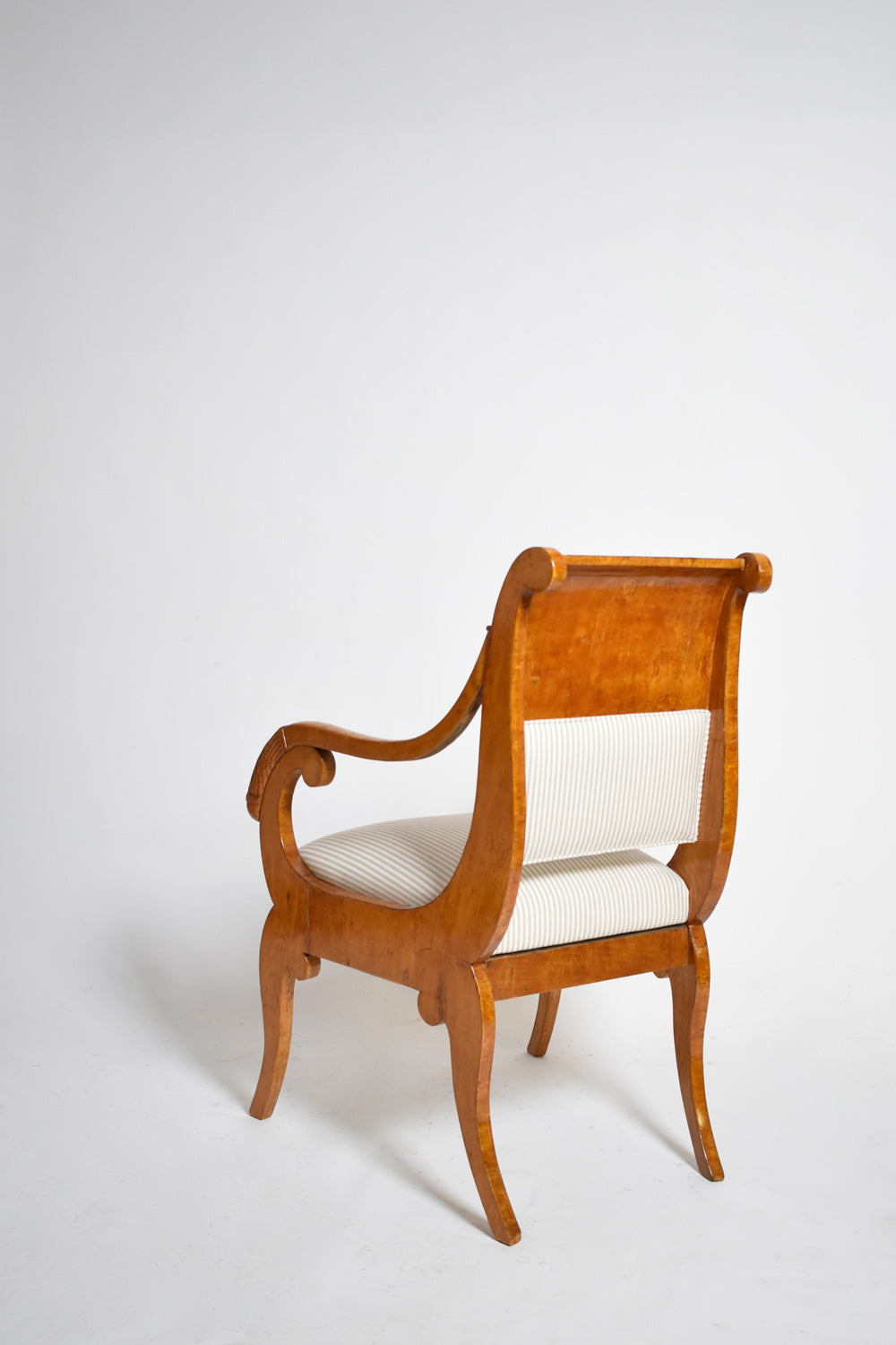 Pair of etruscan armchairs, XIXth c.