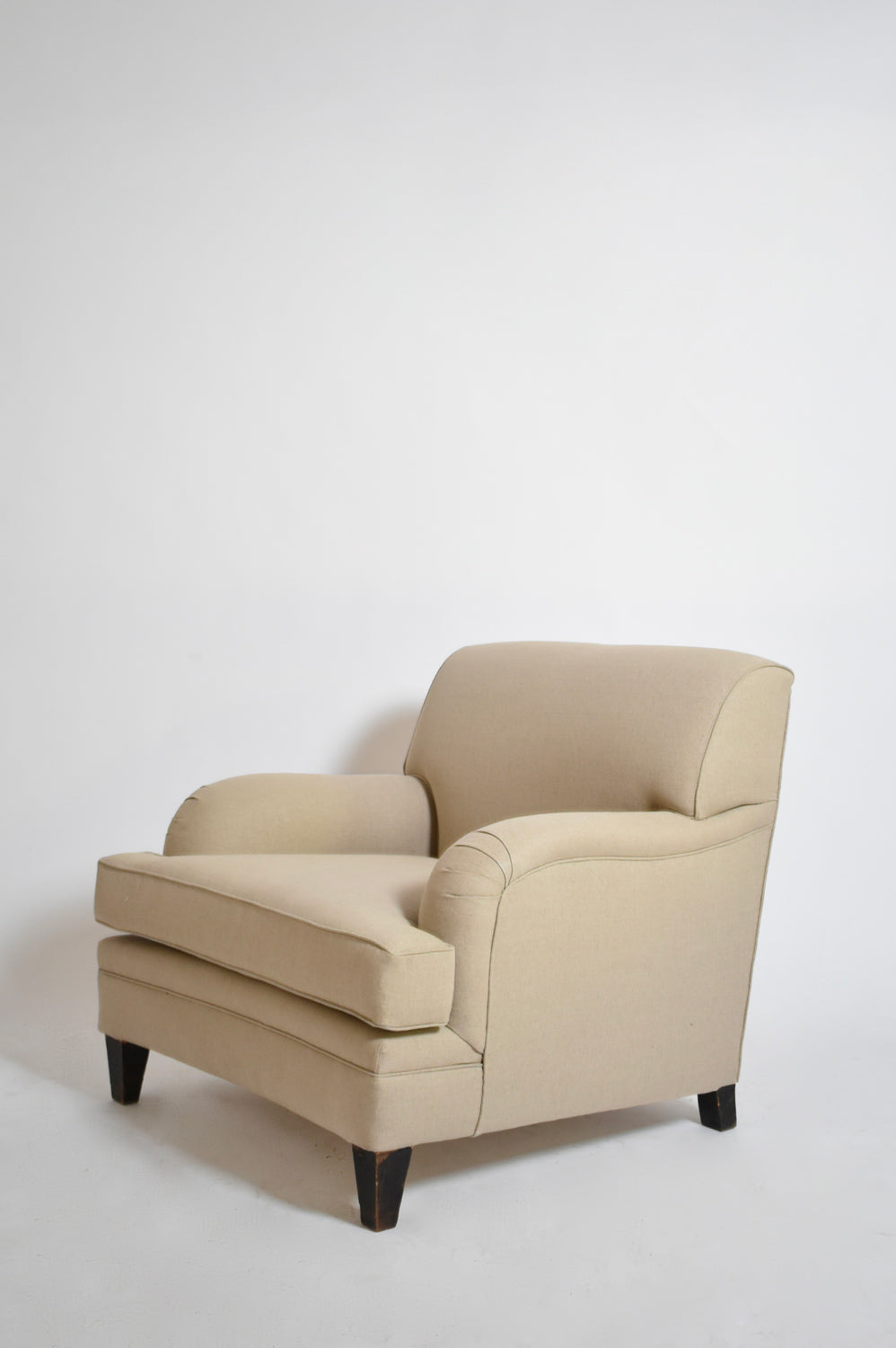 Pair of Jean-Michel Frank style armchairs, 1960s.