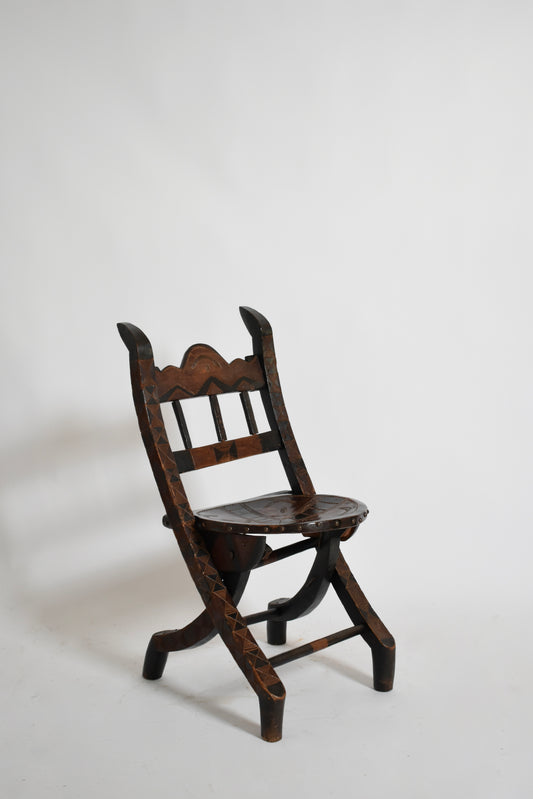 Wooden Senoufo chair, 1960s.