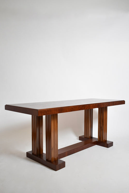 Art Deco console with a spacer, 1940s.
