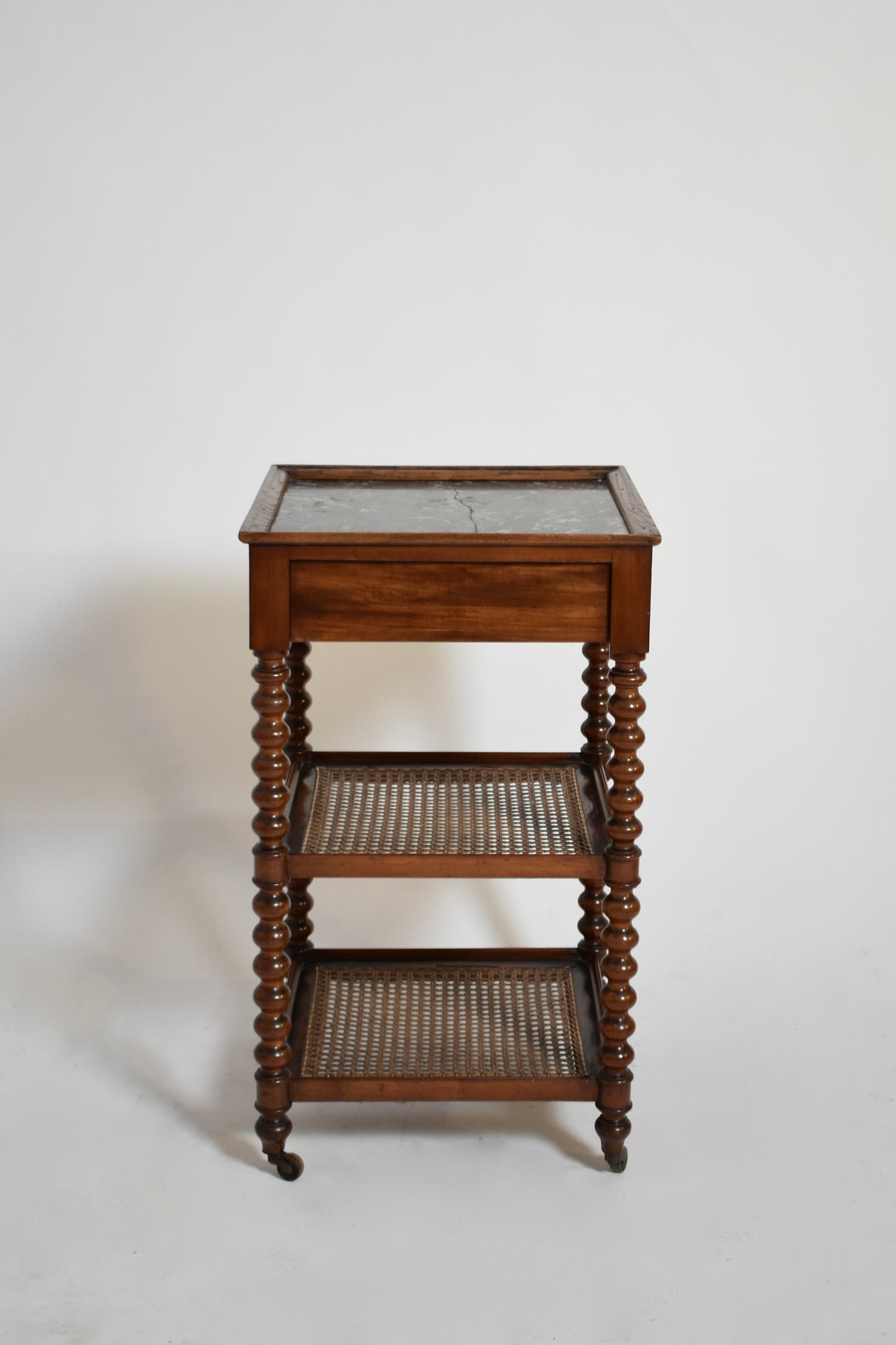 Serving table two trays, XIXth c.
