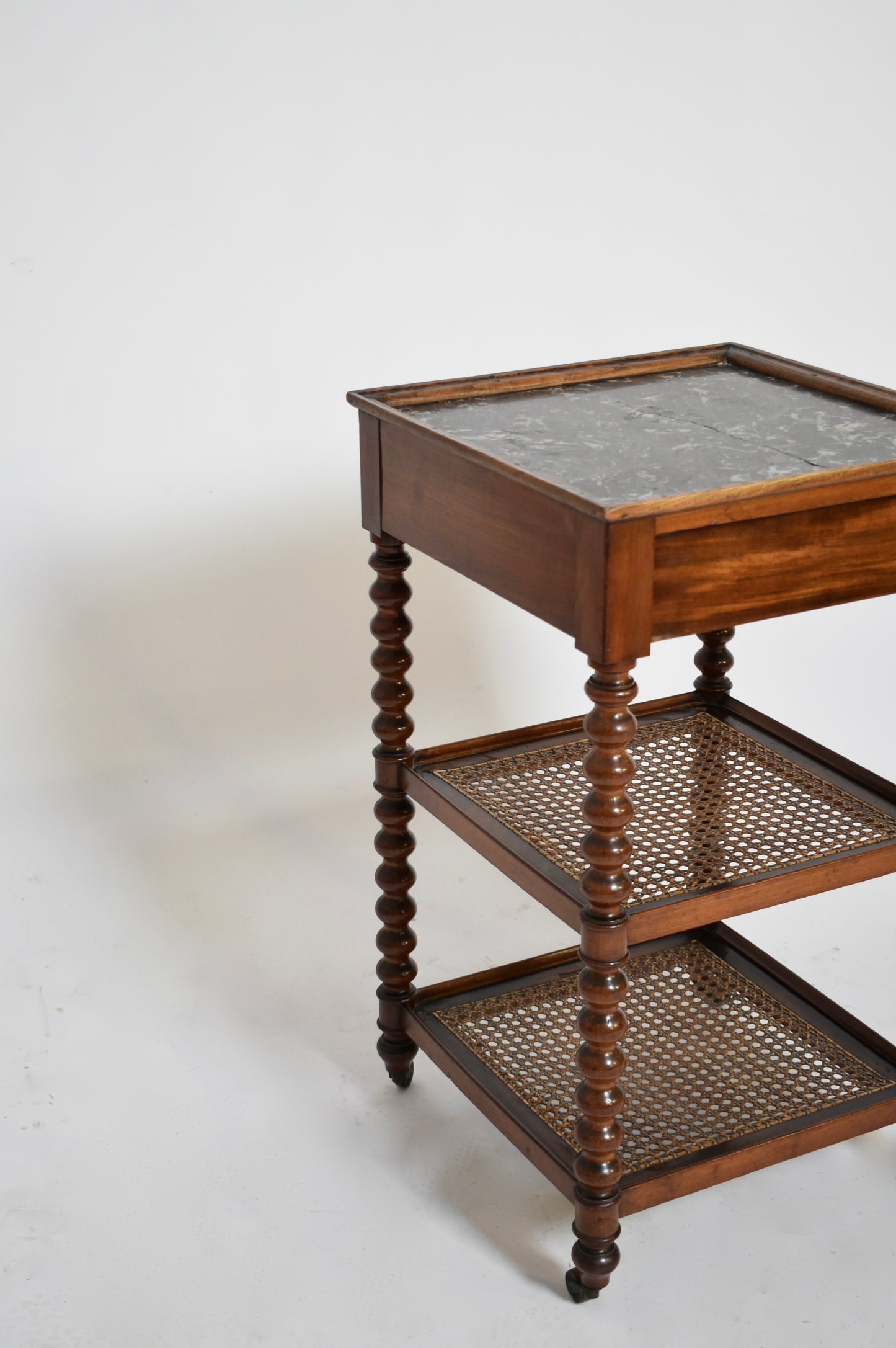 Serving table two trays, XIXth c.