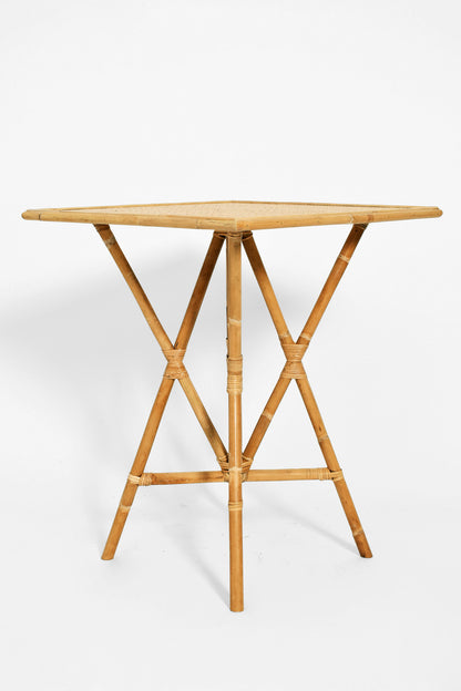 "Arrabida" 75cm natural rattan table, Barracuda Edition.