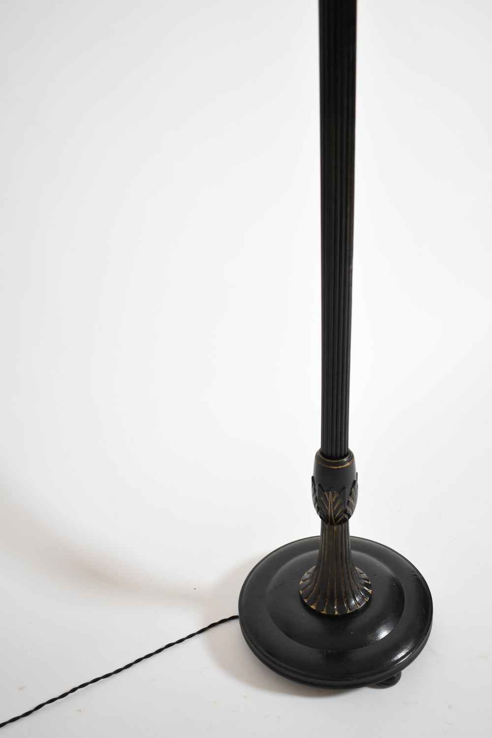 Flower-shaped base and column floor lamp, 1950s.