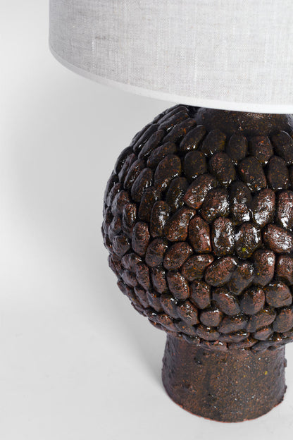 "Melides" 42cm brown lamp, Barracuda Edition.