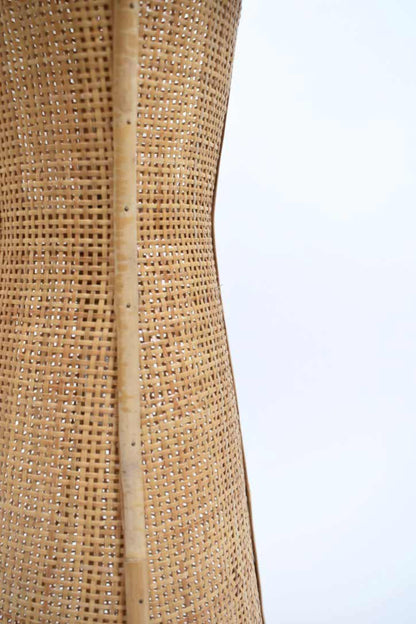 “Kasaï” 52cm rattan lamp, Barracuda Edition.