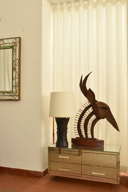 "Sintra" 43cm black lamp, Barracuda edition.